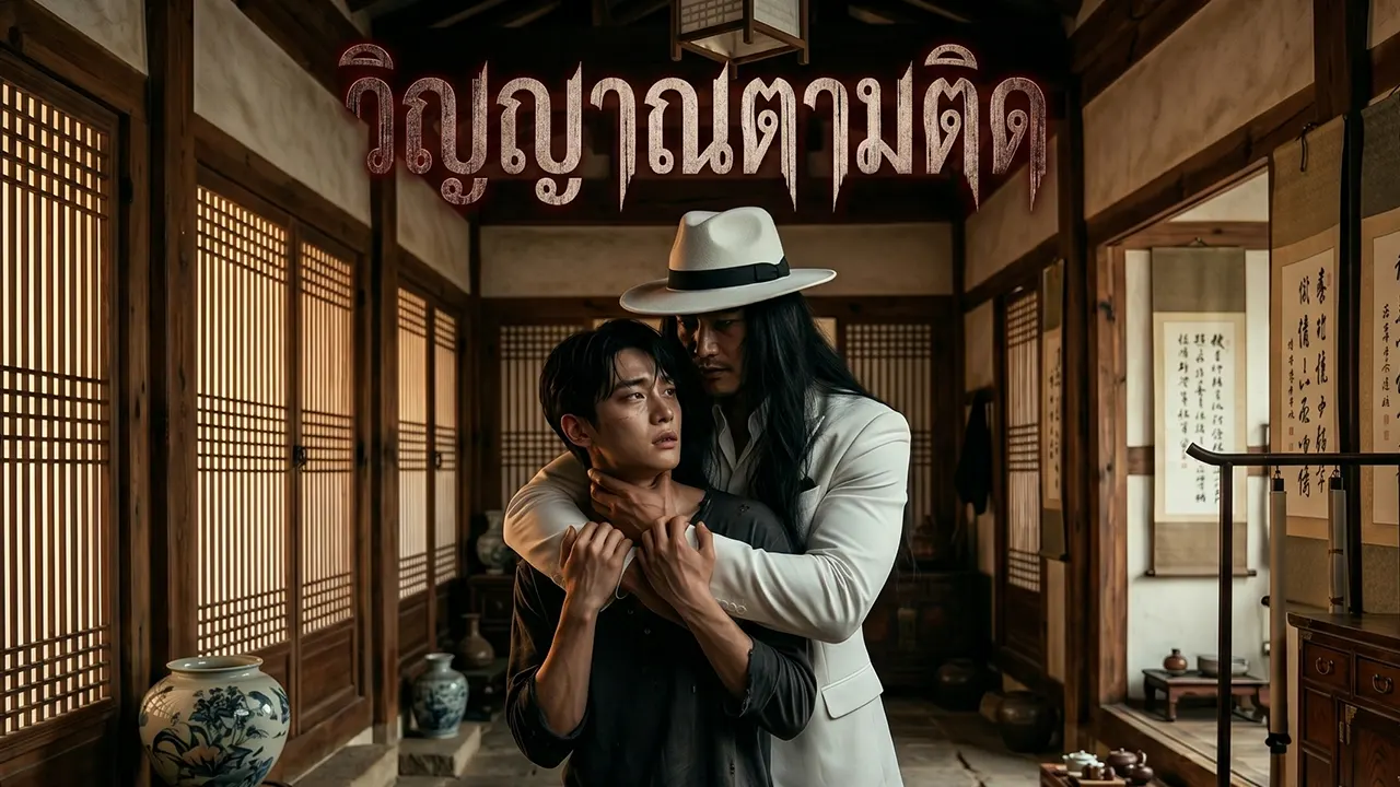 หน้าปกนิยายเรื่อง วิญญาณตามติด