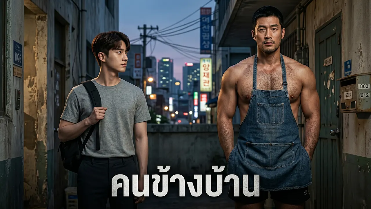 หน้าปกนิยายเรื่อง คนข้างบ้าน