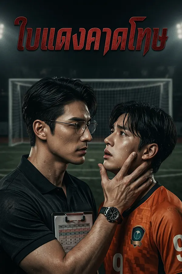 หน้าปกนิยายเรื่อง ใบแดงคาดโทษ